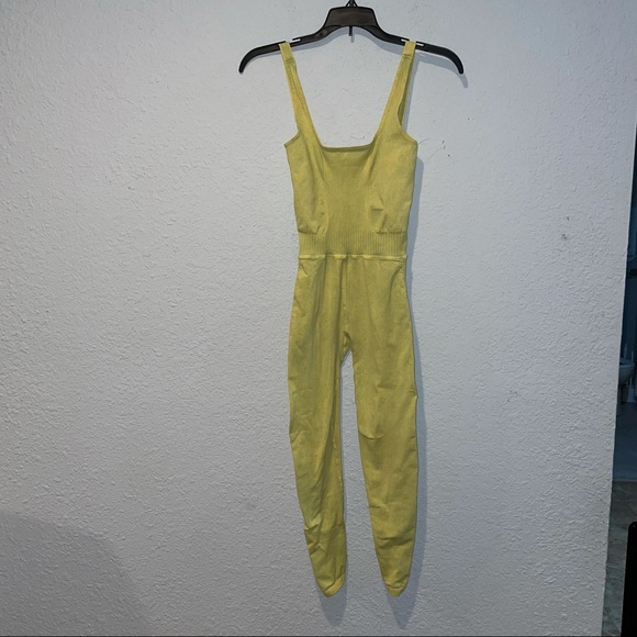 Free People Movement Good Karma Onesie In Pineapple Punch XS/S - Picture 3 of 7